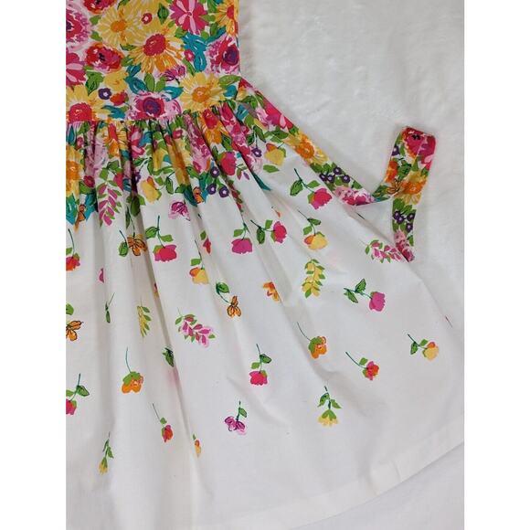 Bonnie Jean Girls 8 Dress Floral Spring A Few Marks Shown In Photos Ch 27 W 23" - Picture 2 of 13